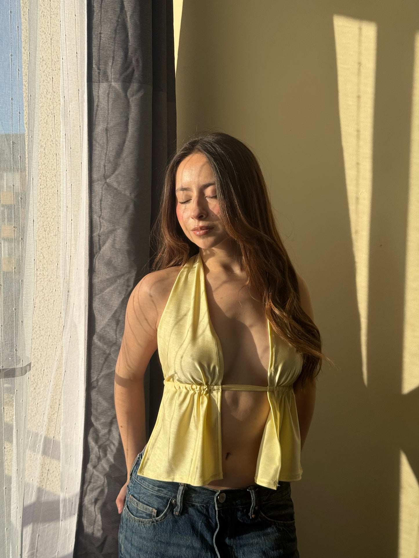 TOP INDIRA YELLOW
