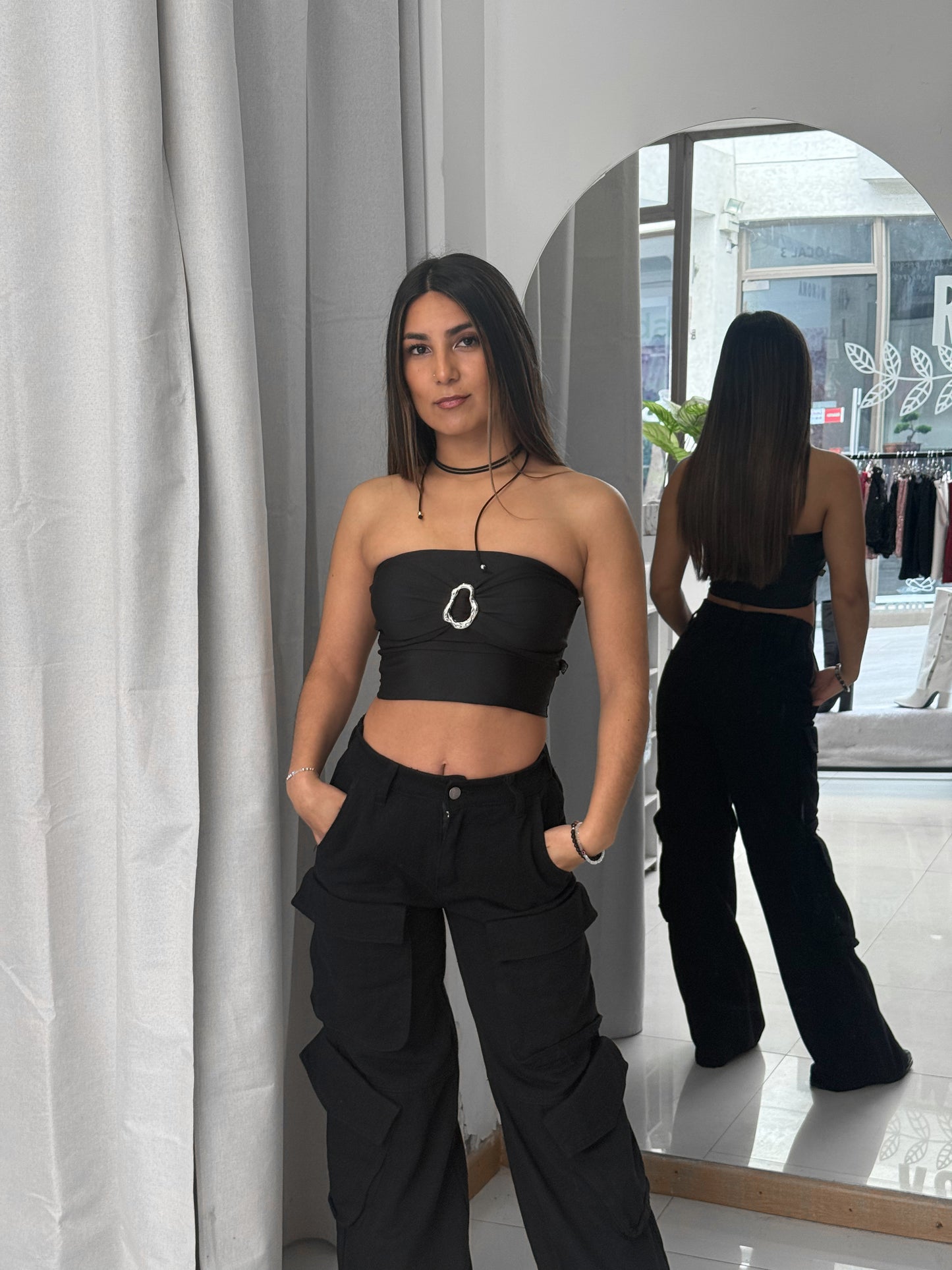 TOP ARGOLLA BLACK