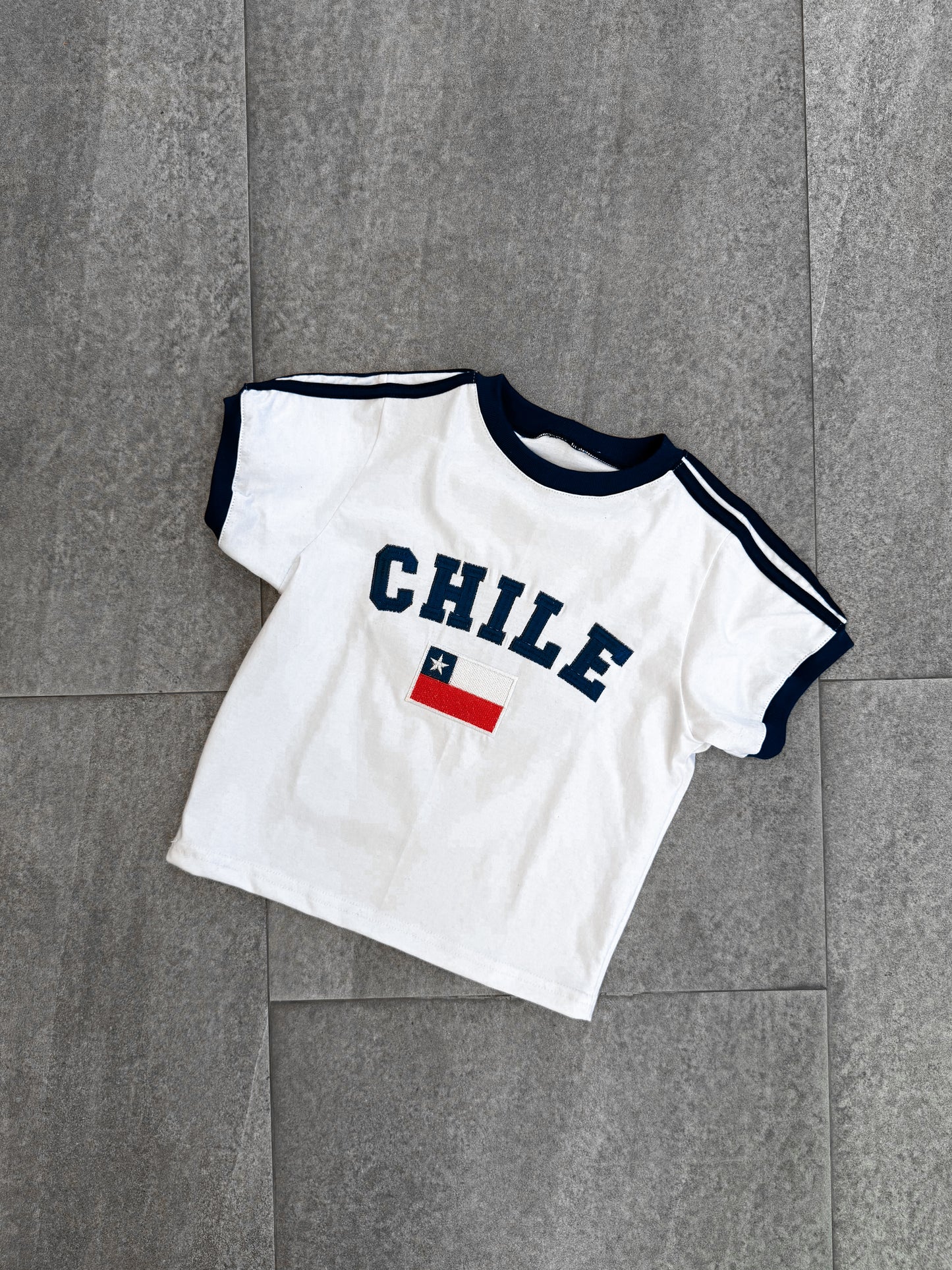 BABY TEE CHILE WHITE