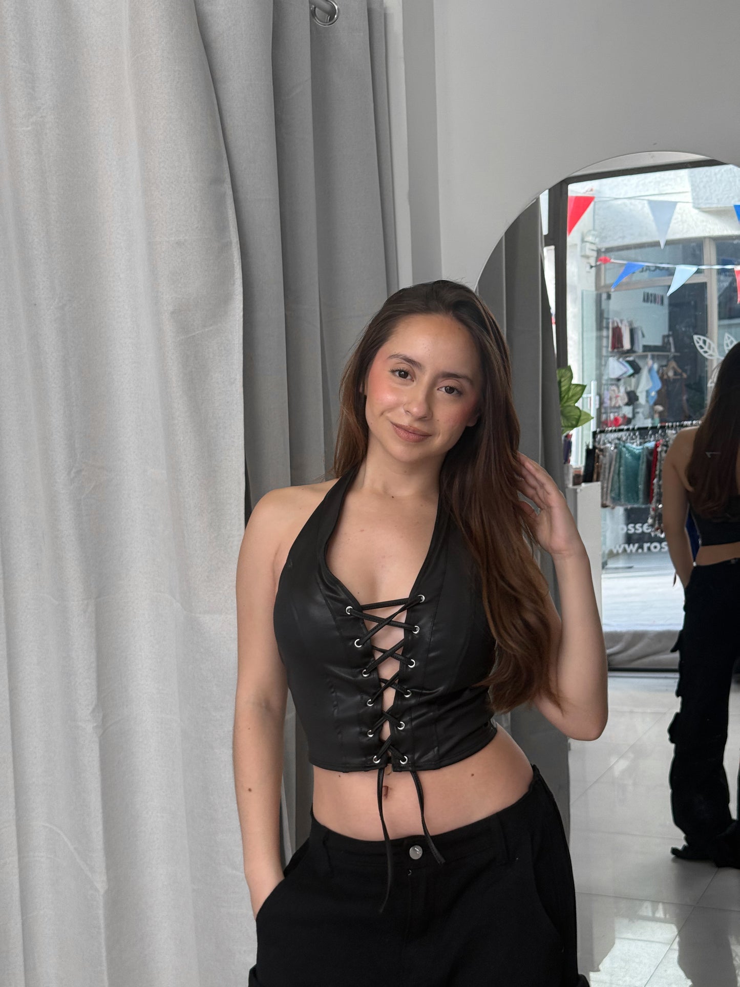 TOP ROMMA BLACK