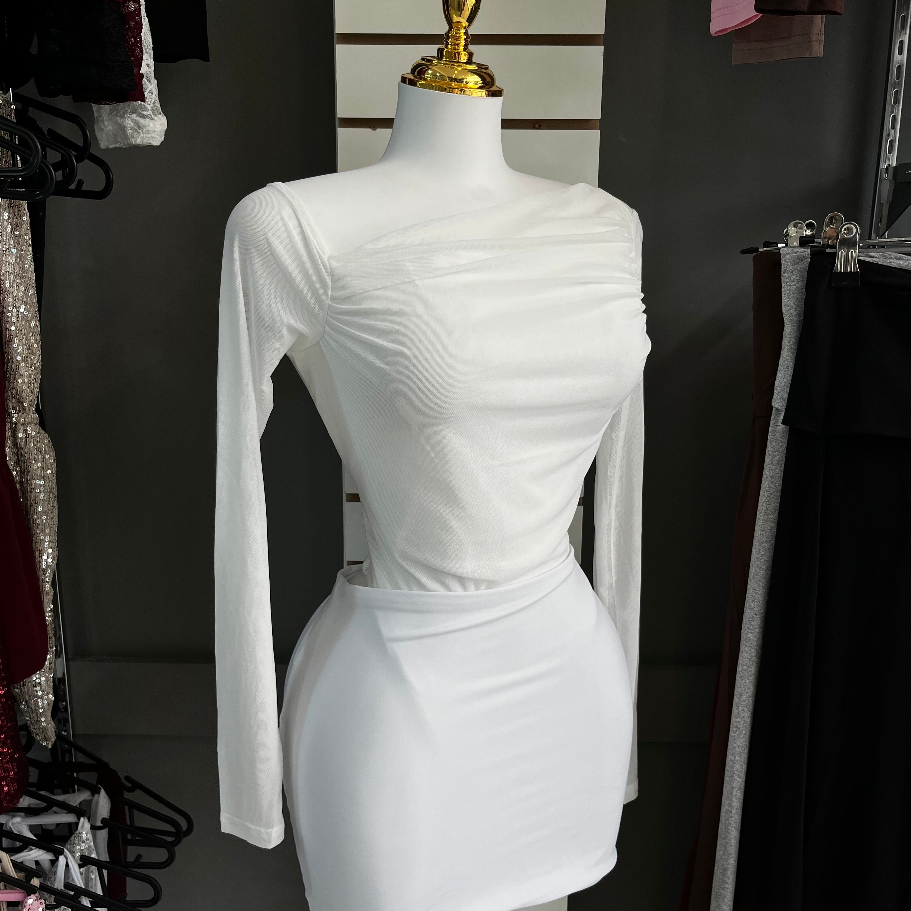 BODY MESH WHITE