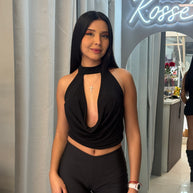 TOP CRISTINA BLACK