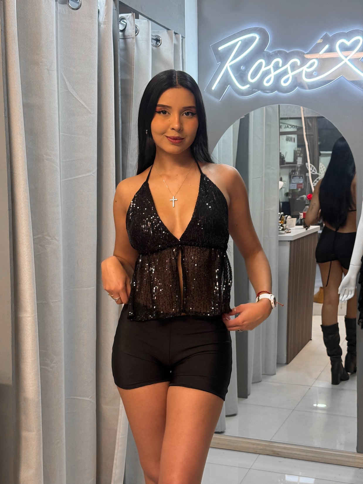 TOP VALENTA BLACK