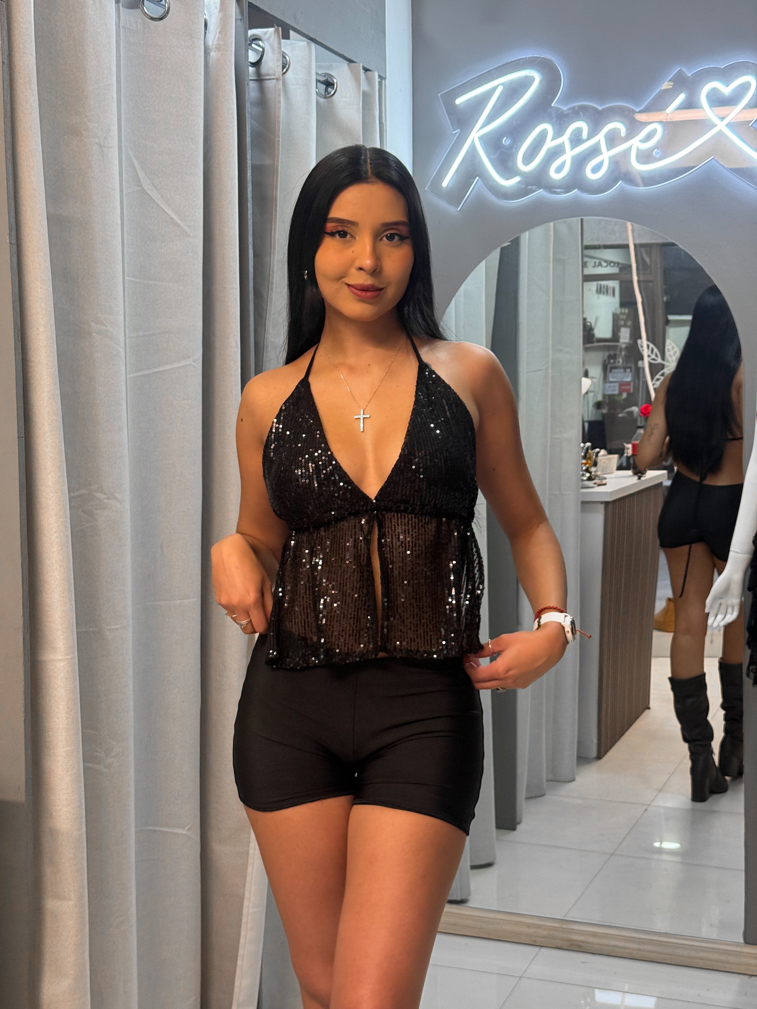 TOP VALENTA BLACK