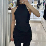 FALDA ATERCIOPELADA BLACK
