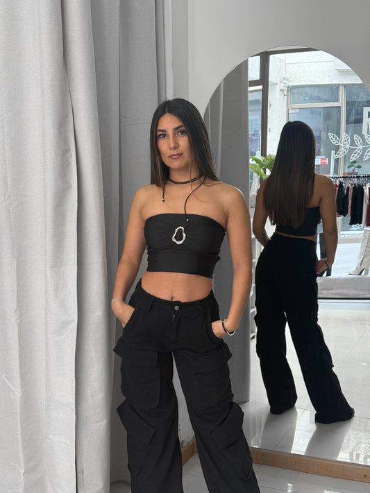 TOP ARGOLLA BLACK