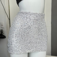 FALDA LENTEJUELAS SILVER