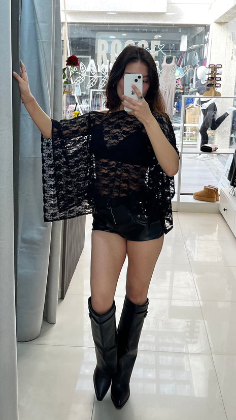 CAPA LACE BLACK