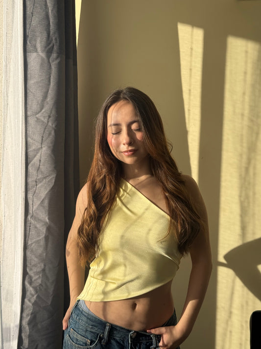 TOP ASIMETRICO YELLOW