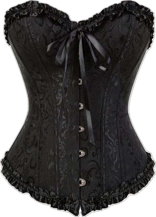 CORSET VICTORIANO NEGRO