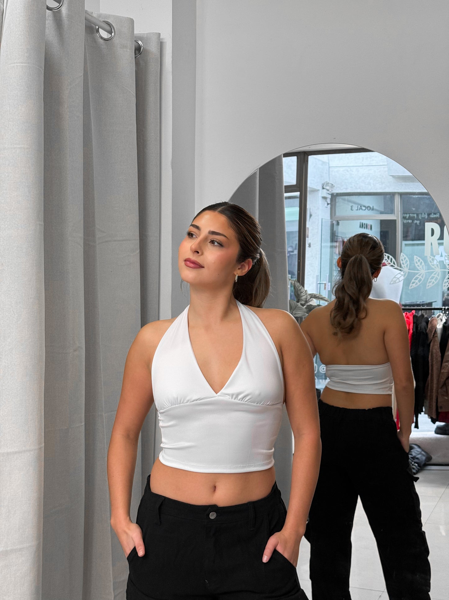 TOP LUCIA WHITE
