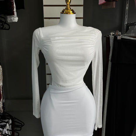 BODY MESH WHITE