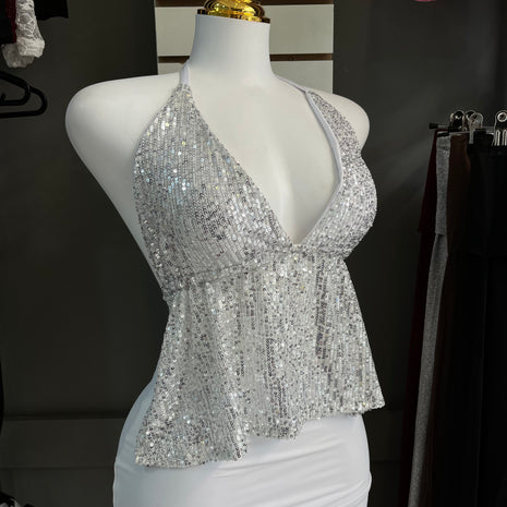 TOP SILVER GLAM