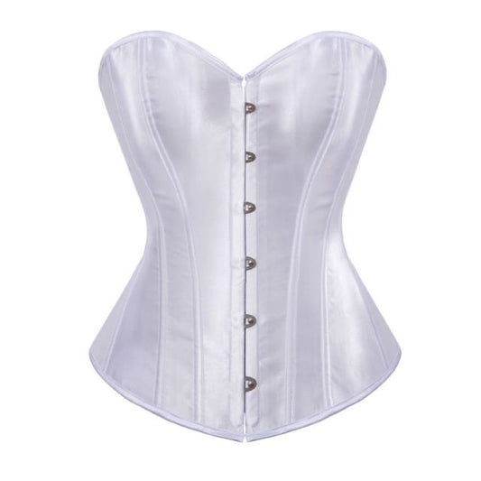 CORSET SATINADO BLANCO