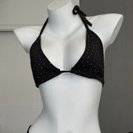 TOP BIKINI BRILLO BLACK