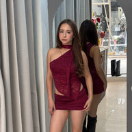 FALDA LYCRA BURDEO