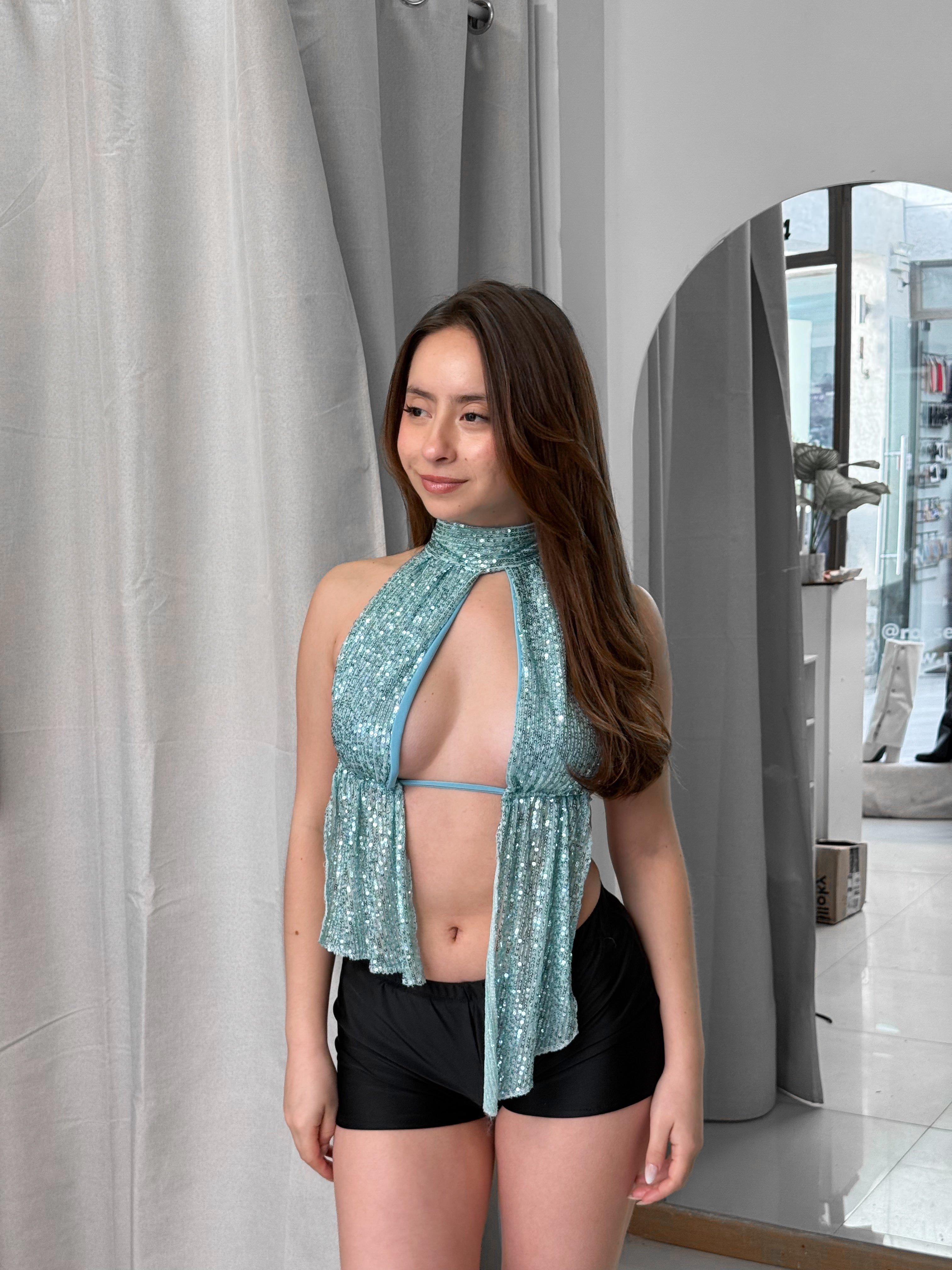 TOP CARRIE SKY BLUE