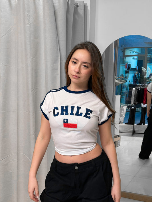 BABY TEE CHILE WHITE