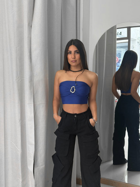 TOP ARGOLLA BLUE
