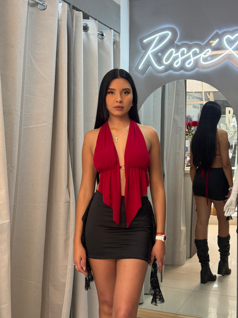 TOP SCARLET RED