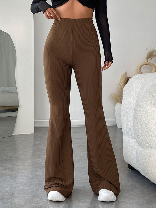 FLARE PANTS MOCCA