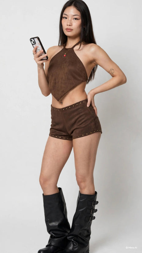 MICROSHORT BONNA CAMEL