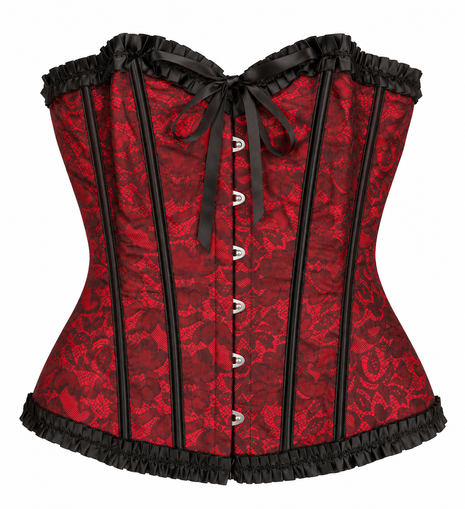 CORSET RED AND BLACK